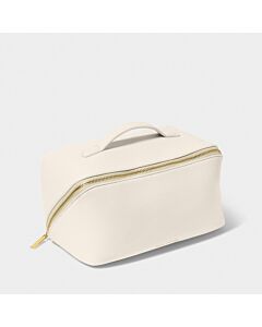 Katie Loxton Large Makeup & Wash Bag - Off White